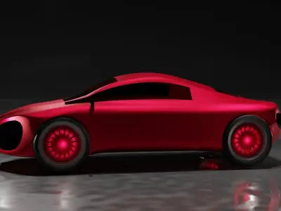 stylish car 3D model