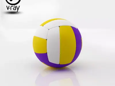 Valleyball BALL 3d model 3D model