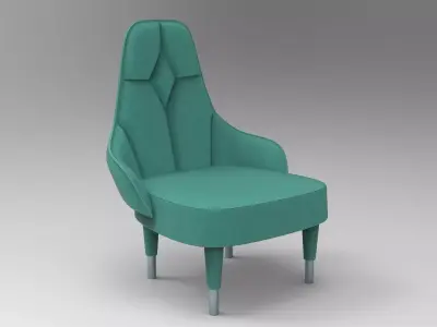 Moon Armchair  3D model