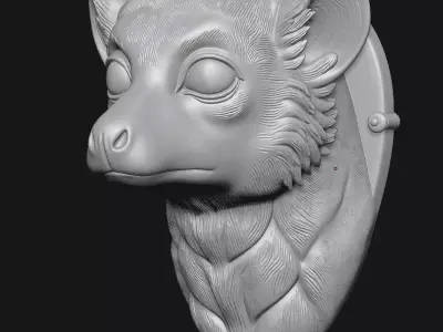 lemur 3D print model