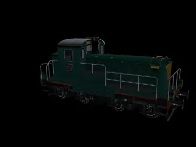FABLOK SM30 diesel locomotive 3D model