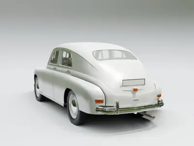 Gaz M20 Pobeda  Warszawa M20 3D model
