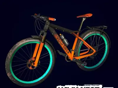 Bicycle Low-poly 3D model