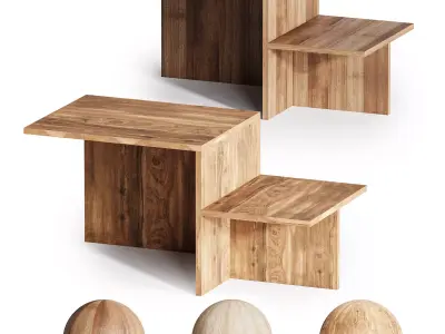 Table set 24 3D model