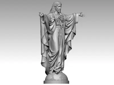 Christ The King 3D print model