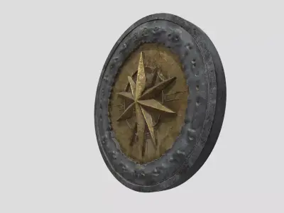 Ancient Round Shield 3D model