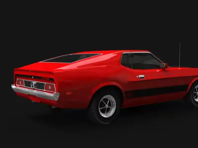 Mustang Mach1 73 3D model