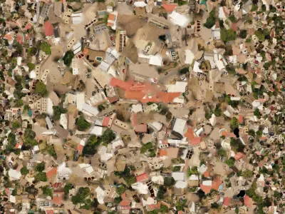 Modelo 3d de la Iglesia Y Escuela de monjas Cordoba Argentina Low-poly 3D model