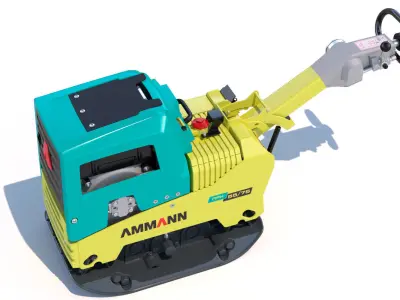 Ammann 55-75 Vibratory Reversible Plate 3D model
