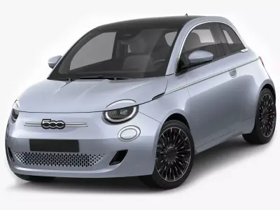 Fiat 500 2021 La Prima 3D model