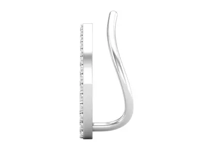 AV 461 Diamond Ladies Crawler Climber Earrings 3D print model