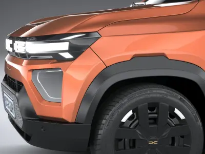 Dacia Spring 2025 3D model