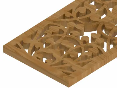 Decorative panel STL 3D model 18