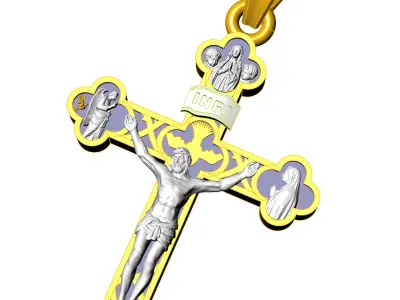 CROSS OF JESUUS CHRIST 3D print model