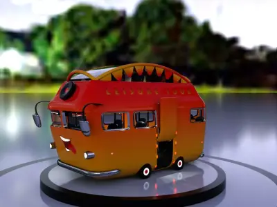 3D ENTERTAINMENT BUS 3D model