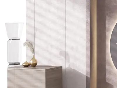 Decorative Wall panel 04 3D model purchase