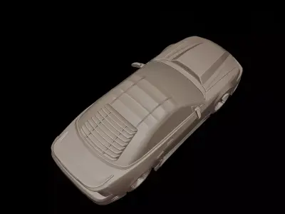 custom Mustang Saleen 2001 3d print model 3D print model