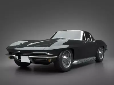 1963 Chevrolet Corvette 3D model