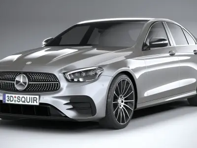 Mercedes E-Class Sedan AMG line 2021 3D model