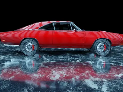 DODGE Charger 1970 Concept 3D model