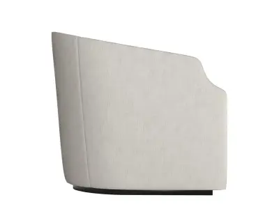 Curved Back Swivel Glider 3D model