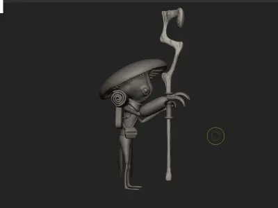 Mushroom man 3D model