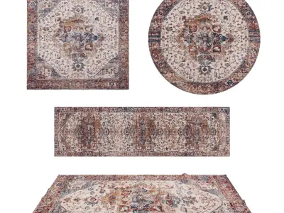 Rugs No 800 Low-poly 3D model