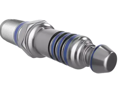 High-Precision Spark Plug 3D model