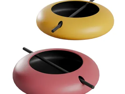 Set of vases Asia by Roche Bobois 3D model