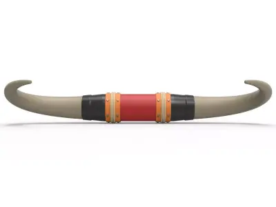 Bull horns for car ot truck Version 4 Scale 1 to 25 3D print model