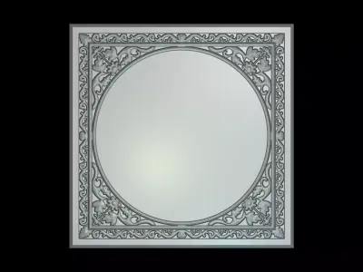 Round Frame 3D print model