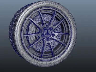 Mercedes AMG TYRE 3D model