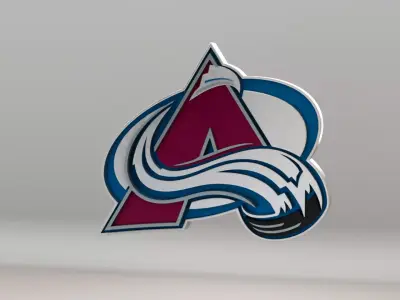 NHL Colorado Avalanche Team Logo 3D model