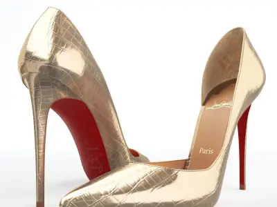 Christian Louboutin Iriza 100mm High Heels 3D model