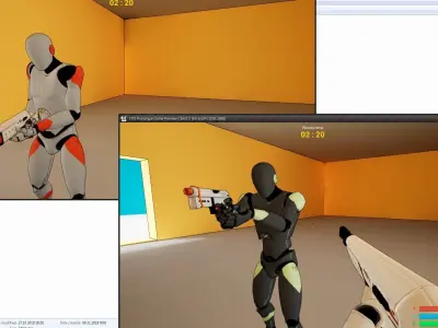 FPS Prototype unreal engine project 3D model