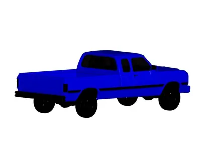 Dodge Ram 1990 3D model