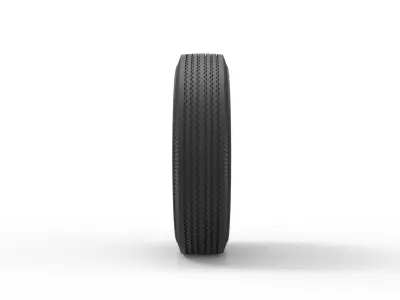 Wheel from old school Formula One 3D print model