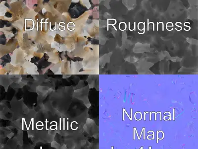 Gibbon 3D Model with Textured Fur and Limbs Low-poly 3D model