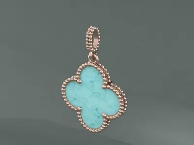 Pendant Van Cleef 3D print model