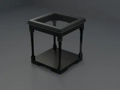 Wood Table 3D model