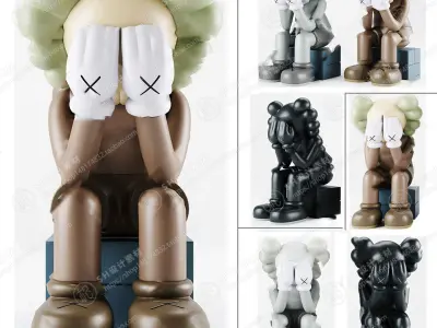 Kaws doll  Quantity 18 3D print model