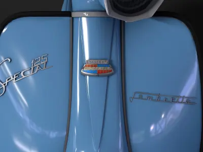 1966 Innocenti Lambretta Li125 Special 3D model