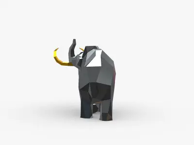 mammoth 3D print model