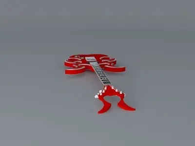 The Scorpion guitar Free 3D model