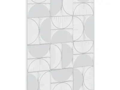 Decorative panel Bronde metal 3D model