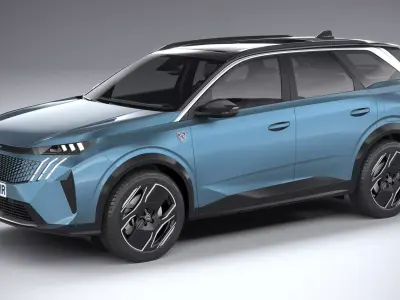 Peugeot E-5008 2025 3D model