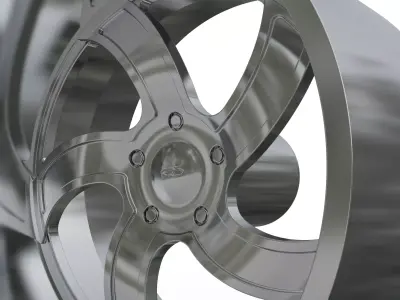 INTRO Twisted Flow WHEEL 3D PRINT MODEL  3D print model