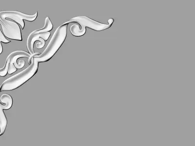Ornamental Architectural Flourish 3D model