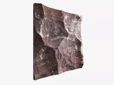 289-RockPanel piece of stone 3D model