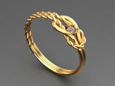 Connection ring 3D print model